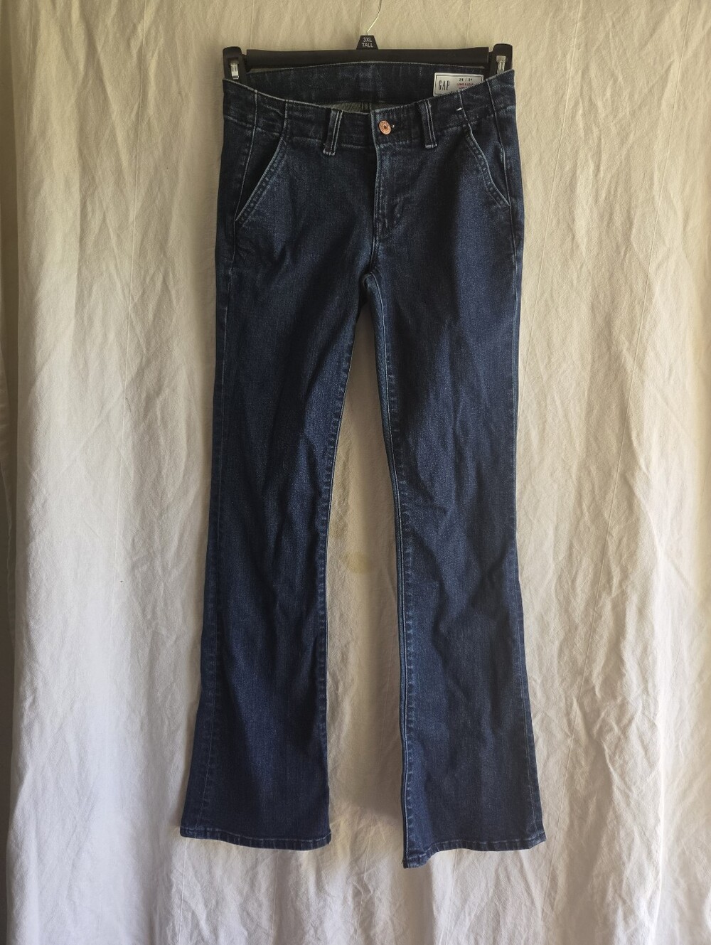 Vintage GAP Jeans Women's Long and Lean Lowrise Jeans Size 25/0 Regular Flared